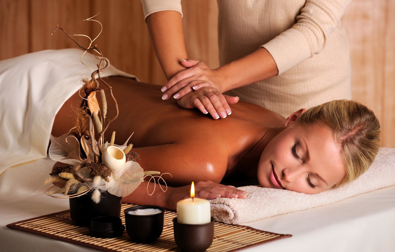 Photo Wallpaper Relax, Girl, Massage - Swedish Massage Therapy , HD Wallpaper & Backgrounds