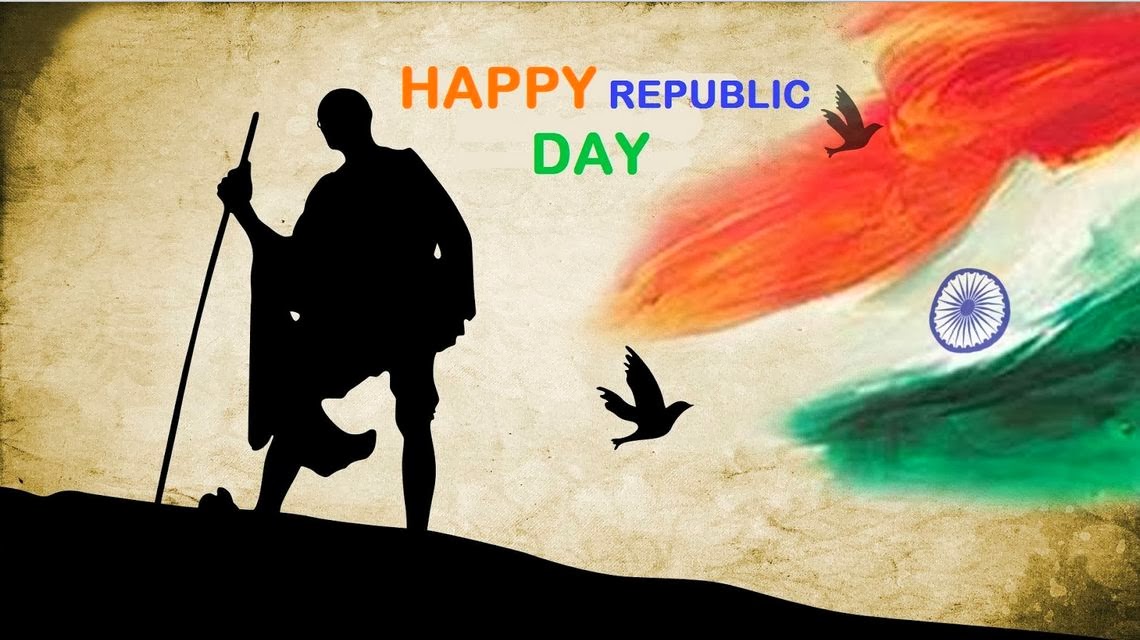 Republic Day गणतंतरा दिवस 26th Jan 2019 Sms In Hindi - Happy Republic Day 2019 , HD Wallpaper & Backgrounds