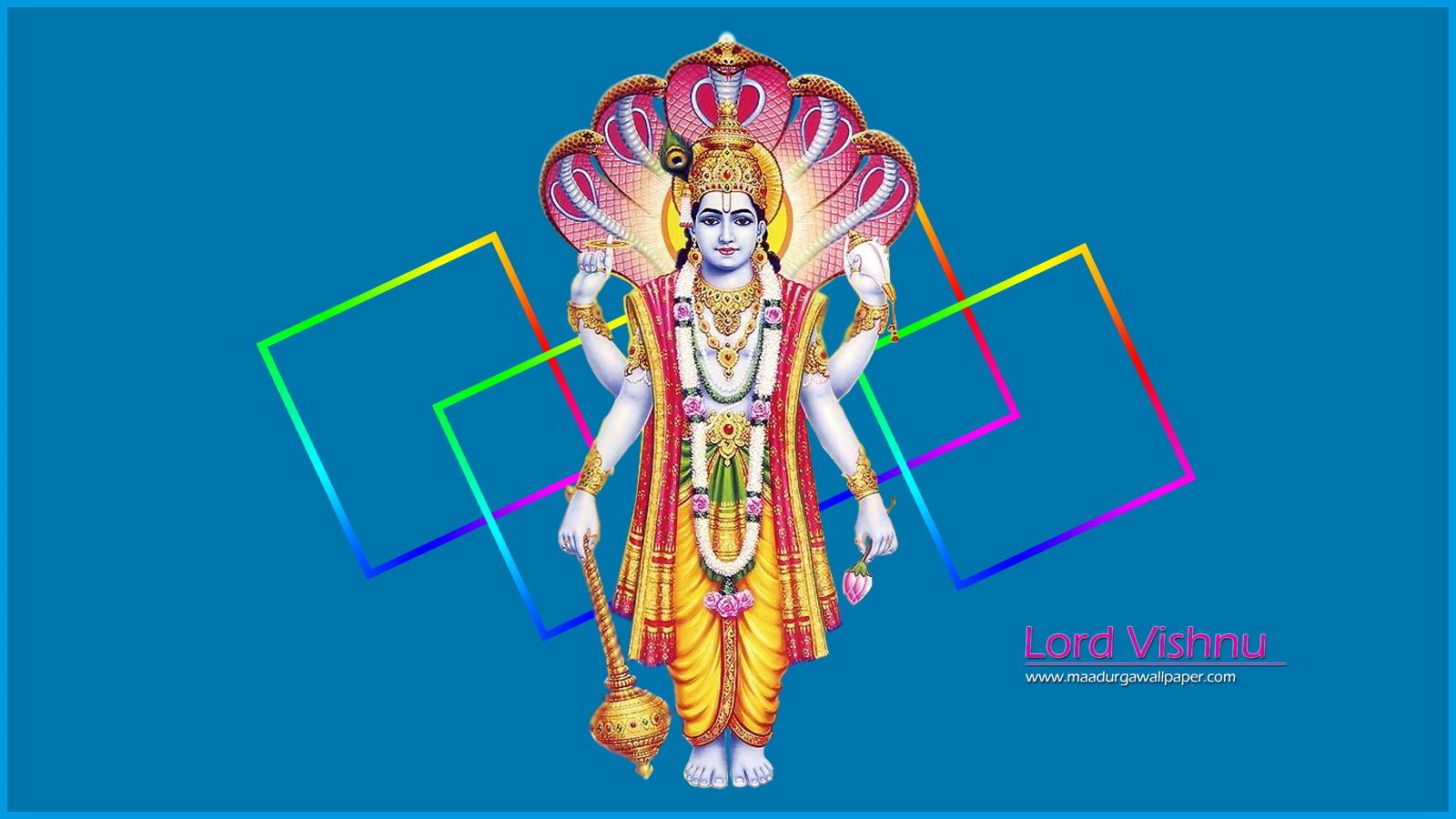 Vishnu Hindu God , HD Wallpaper & Backgrounds