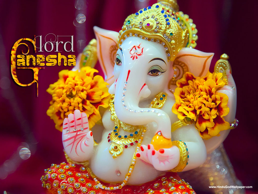 Ganpati Wallpaper 3d Hd Full Size - Cute Ganesha , HD Wallpaper & Backgrounds