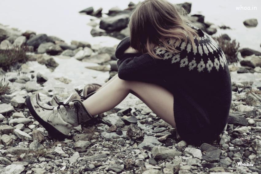 Heart Touching Sad Girl , HD Wallpaper & Backgrounds