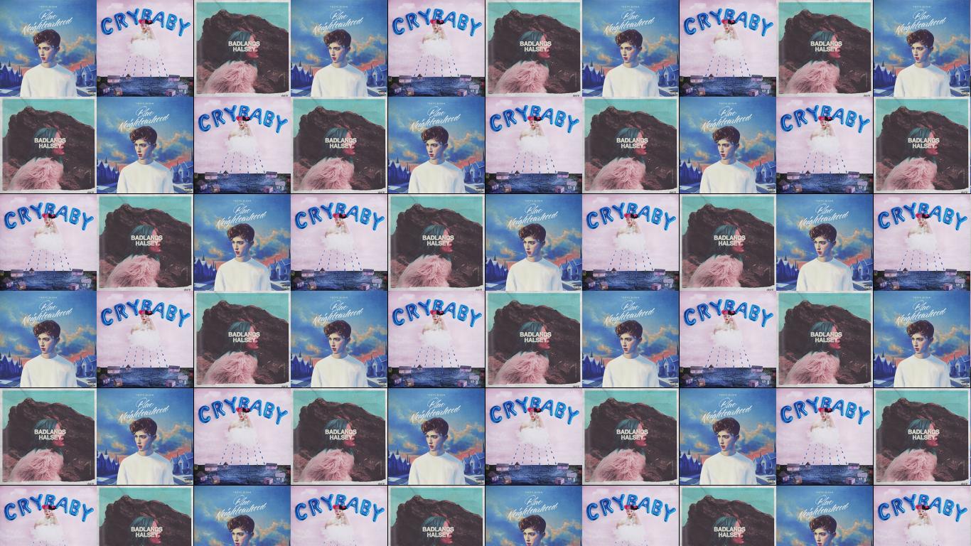 Troye Sivan Blue Neighborhood Melanie Martinez Cry - Blue Neighbourhood And Cry Baby , HD Wallpaper & Backgrounds