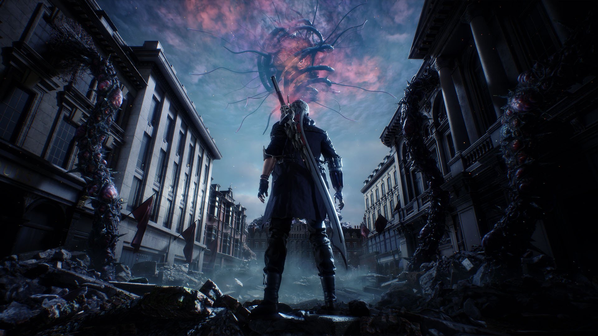 View Fullsize Nero Image - Devil May Cry 5 , HD Wallpaper & Backgrounds