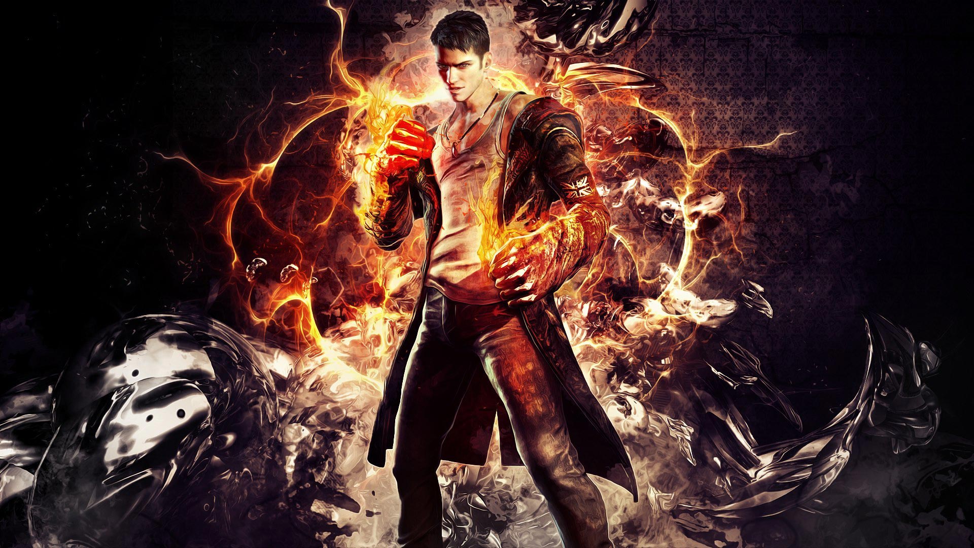 Click Here To Download Devil Wallpaper - Dante Devil May Cry Hd , HD Wallpaper & Backgrounds