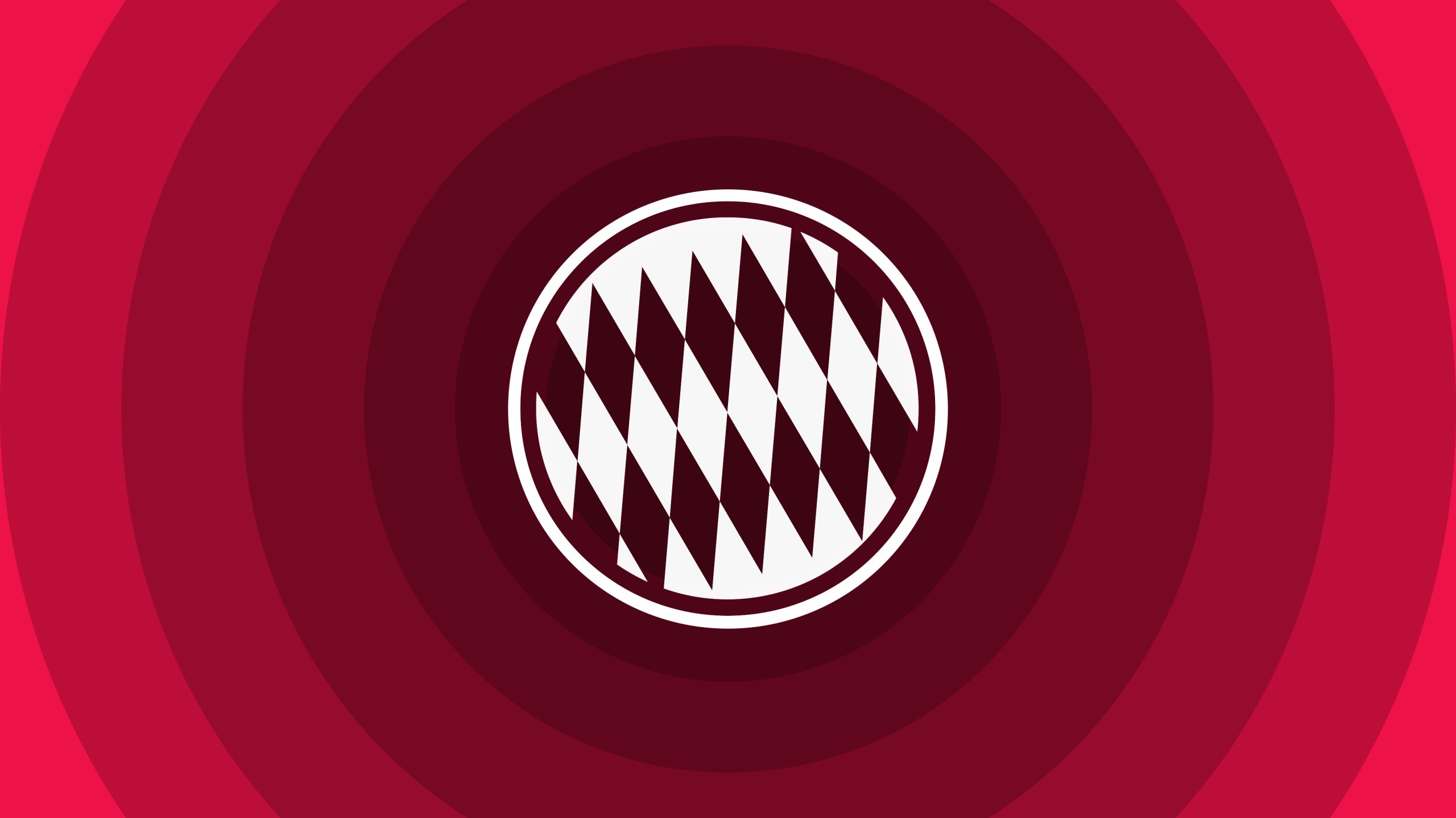 Fc Bayern Munich Minimal Logo At 2560 X 1440 Size - Fc Bayern Munchen Red Logo , HD Wallpaper & Backgrounds