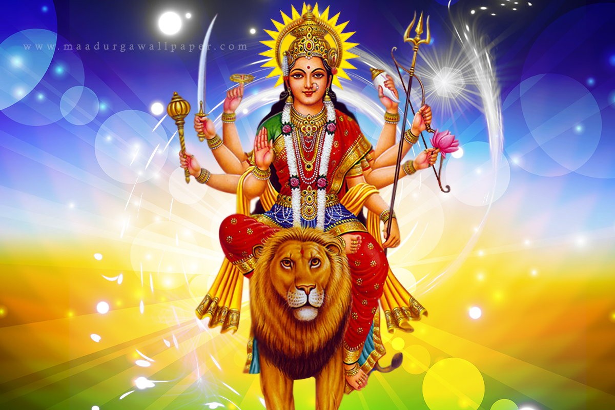 Download Maa Durga Image Whatsapp Profile, Wallpaper - Durga Maa Image Hd , HD Wallpaper & Backgrounds