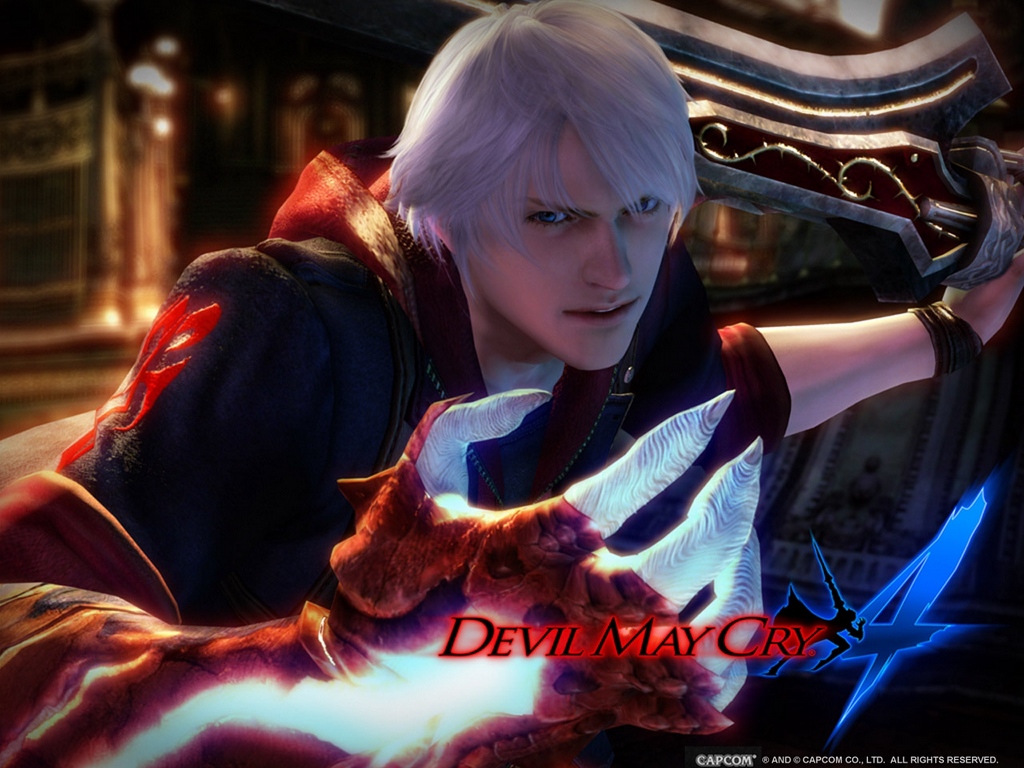 Wallpaper Devil May Cry 4, Nero, Hand, Sword, Devil - Braço De Nero , HD Wallpaper & Backgrounds