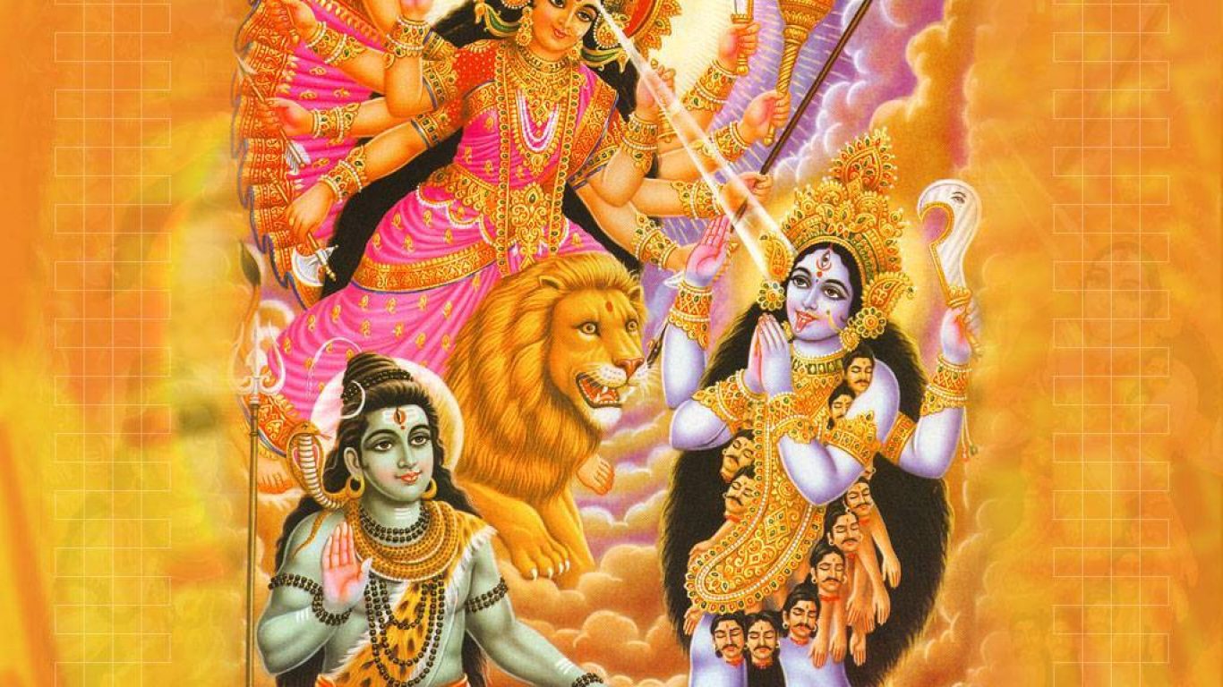 Navratri Wallpaper Hd For Mobile - Kali Maa And Durga , HD Wallpaper & Backgrounds