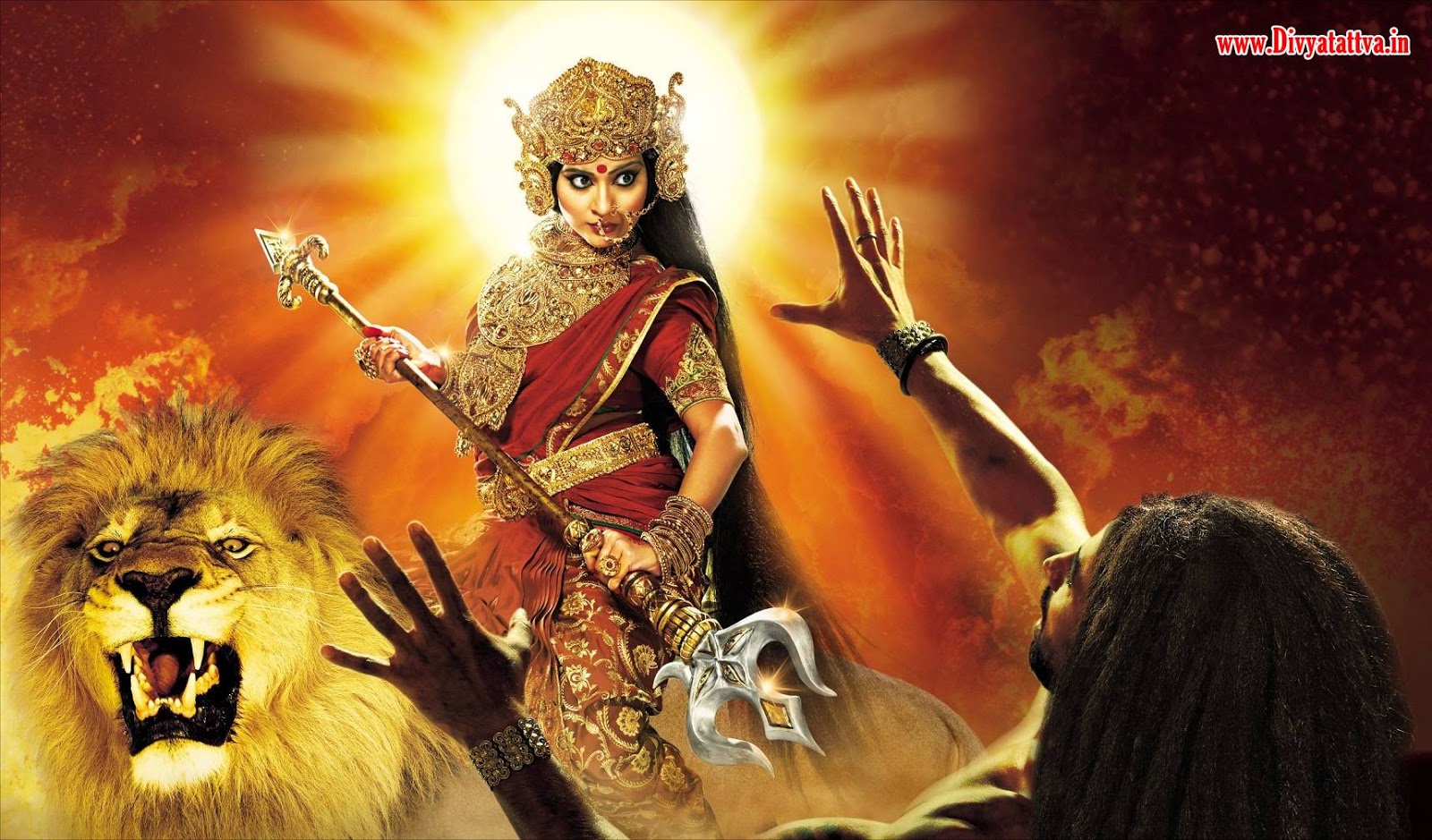 Best Images Of Maa Durga, Durga Devi Images Hd Wallpapers, - Maa Durga Ka Vikral Roop , HD Wallpaper & Backgrounds