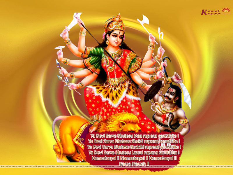 Navratri-wallpaper Wallpaper - Maa Navratri , HD Wallpaper & Backgrounds