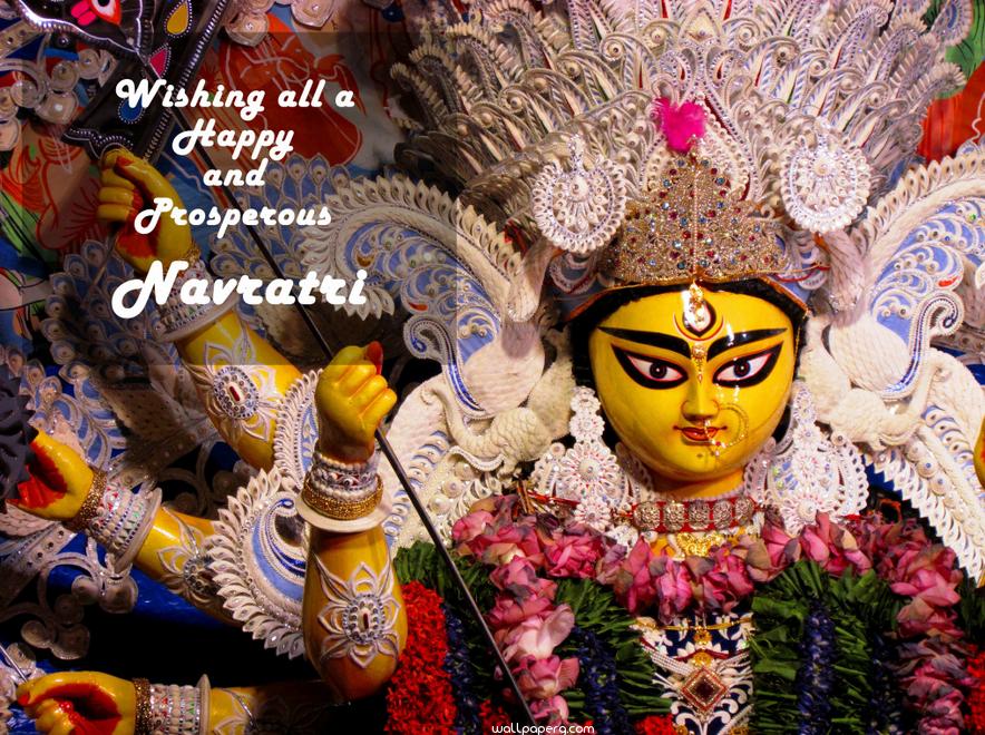 Download Navratri Hd Wallpaper For Laptop Wallpaper - Durga Puja Banner Design , HD Wallpaper & Backgrounds