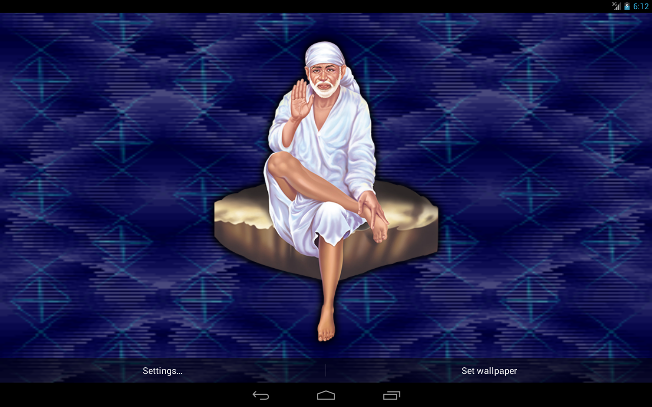 Sai Baba Live Wallpaper - Sai Baba Live Wallpaper 3d , HD Wallpaper & Backgrounds