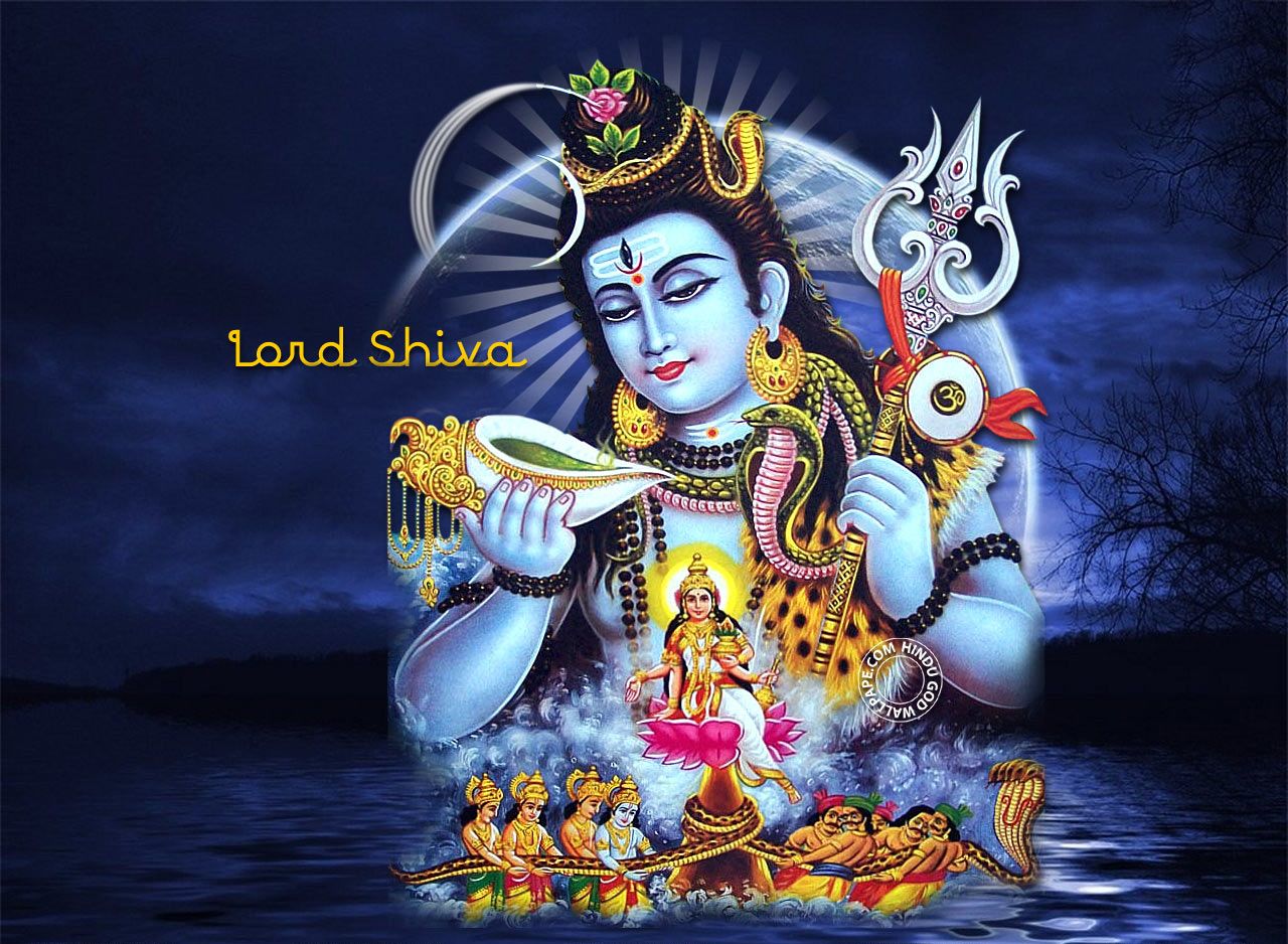 Lord Shiva Samudra Manthan , HD Wallpaper & Backgrounds