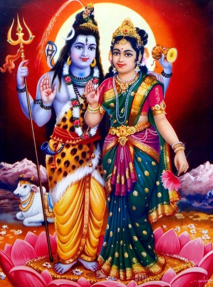 Shiv Shankar Wallpaper Full Size - Hindu Gods Shiva And Parvati , HD Wallpaper & Backgrounds