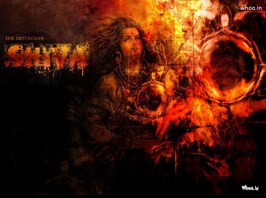 The Destroyer Shiva Hd Wallpaper For Free Download - Shiva The Destroyer Lord Shiva Hd Wallpapers 1080p , HD Wallpaper & Backgrounds