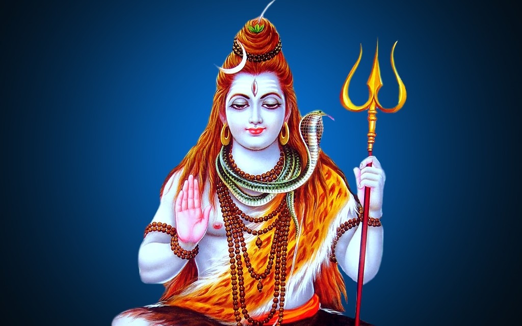 Shankar Bhagwan Photo Gallery With Blue Background - Lord Shiva , HD Wallpaper & Backgrounds