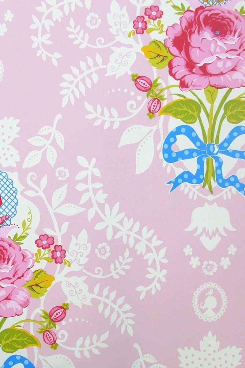 Shabby Chic Wallpaper Pattern , HD Wallpaper & Backgrounds
