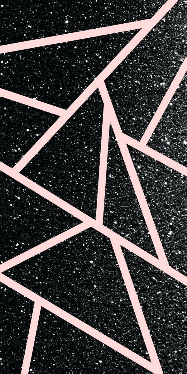 Abstract Black Glitter Wallpaper For Your Or Android - Rose Gold Wallpaper For Iphone 8 Plus , HD Wallpaper & Backgrounds