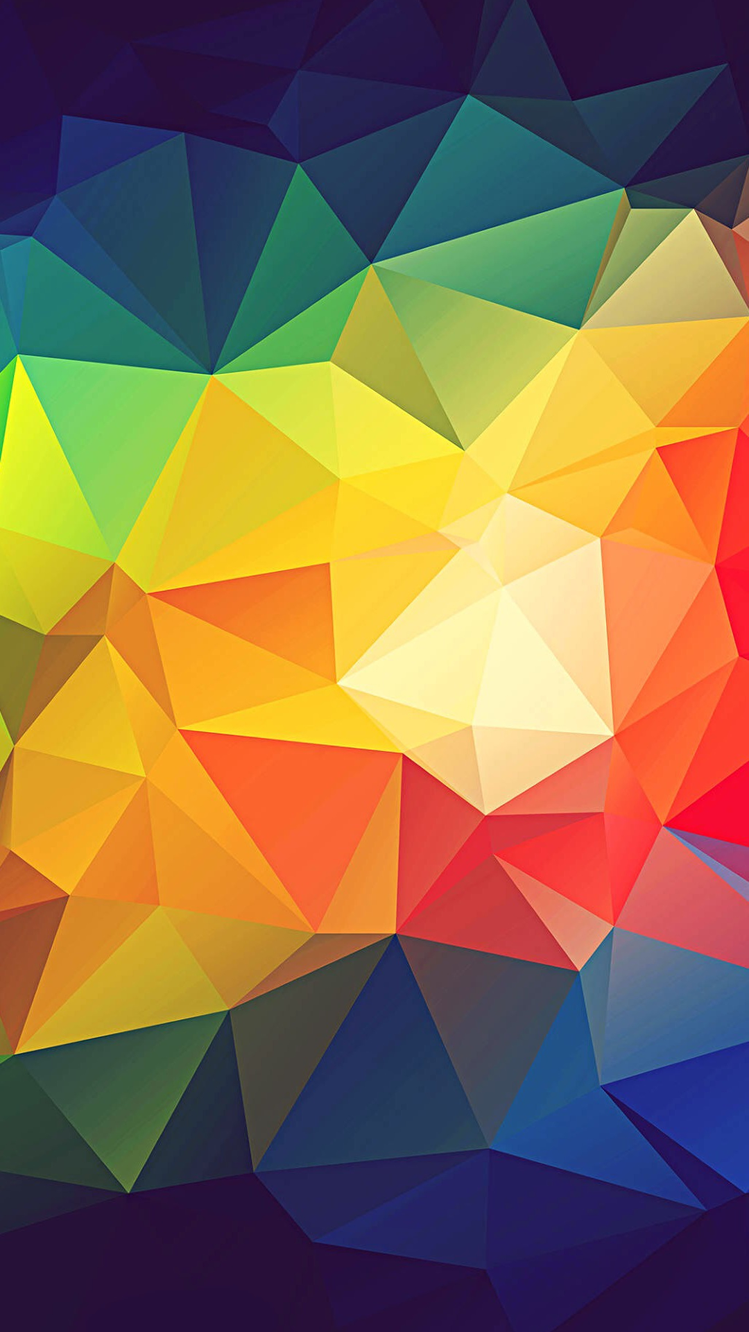 Wiki Colorful Abstract Triangle Shapes Render Iphone - Low Poly Art Background , HD Wallpaper & Backgrounds