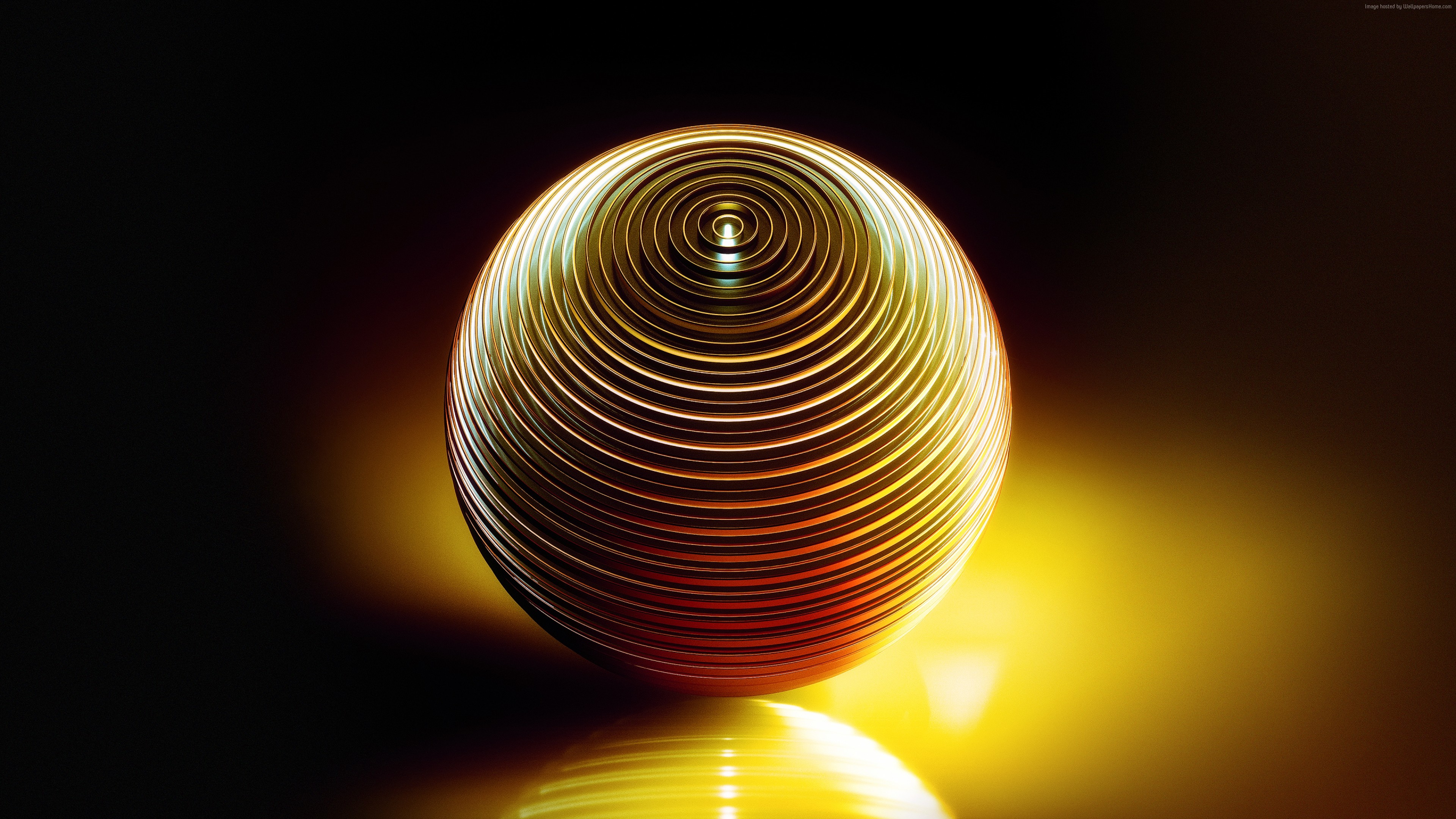 Hd Resolution - 3d Sphere , HD Wallpaper & Backgrounds