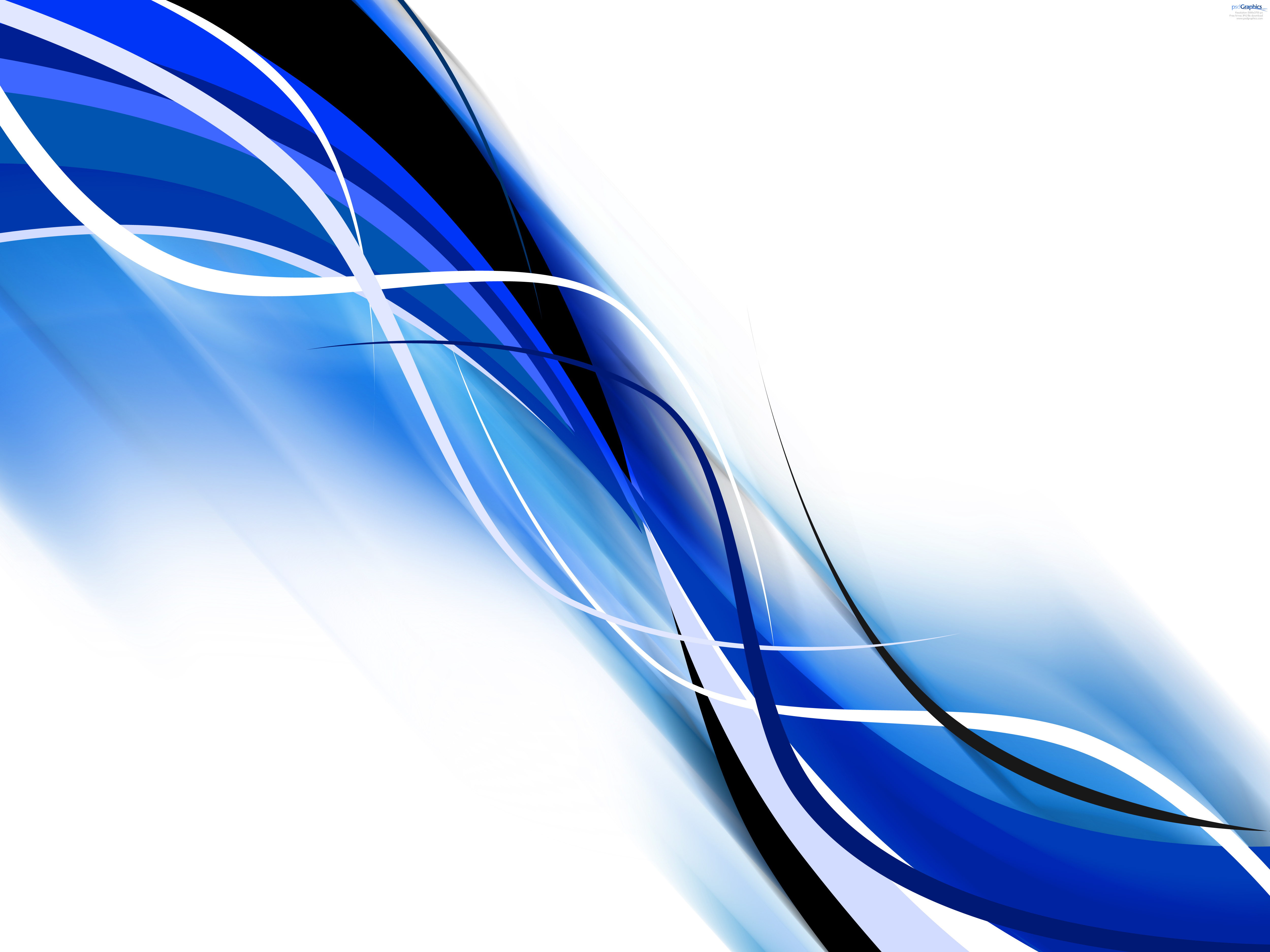 4k Ultra Blue Abstract Wallpaper - Black White And Blue Backgrounds , HD Wallpaper & Backgrounds