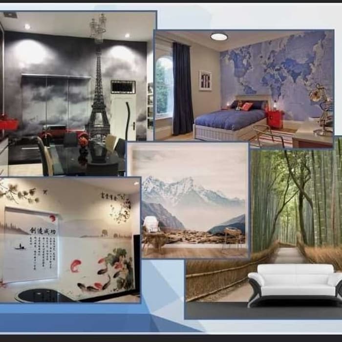 Wallpaper Kekinian - Murales Da Interni , HD Wallpaper & Backgrounds