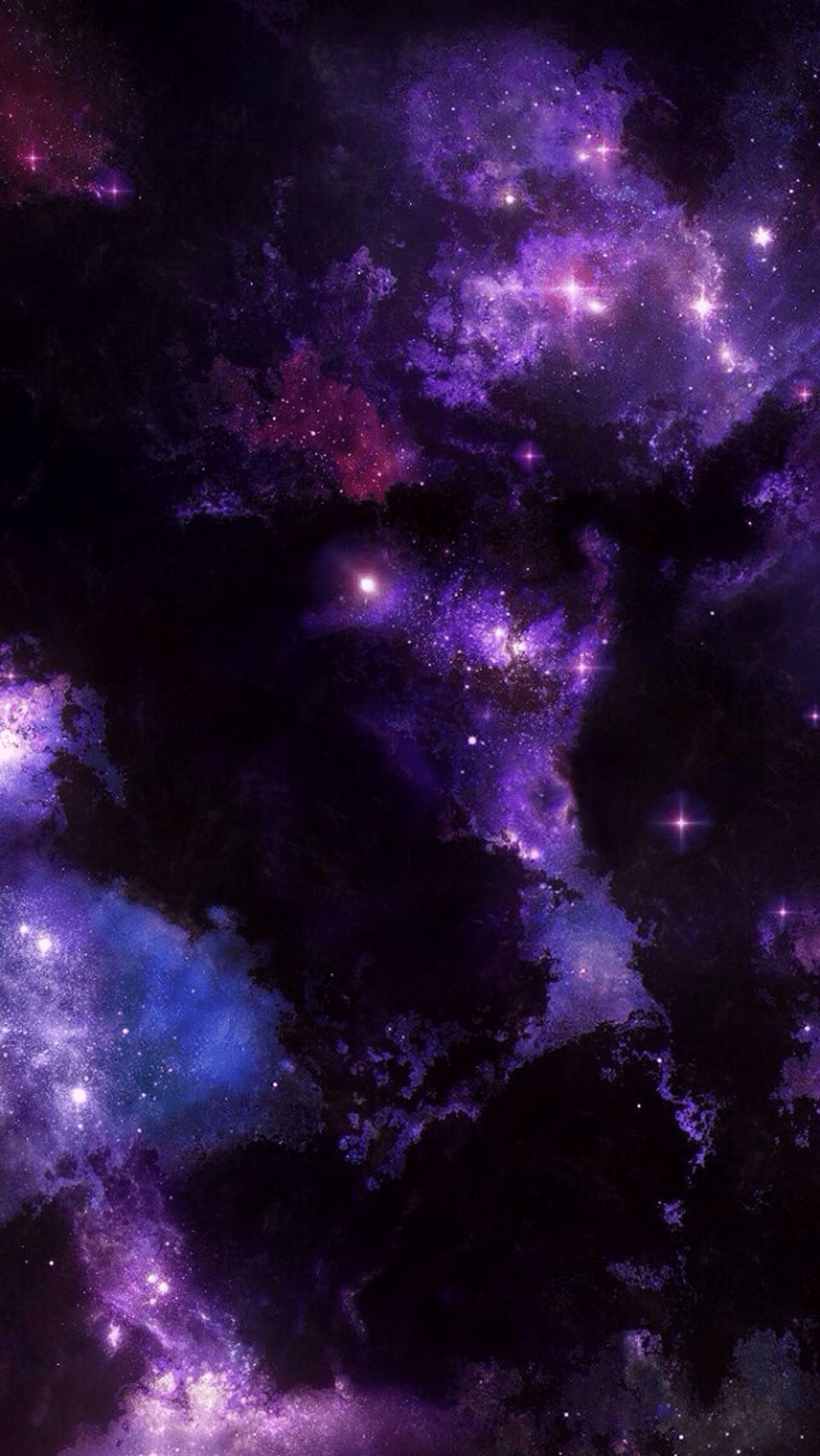 Hd Wallpaper For Iphone Space Purple - Purple Hd Wallpaper For Iphone , HD Wallpaper & Backgrounds