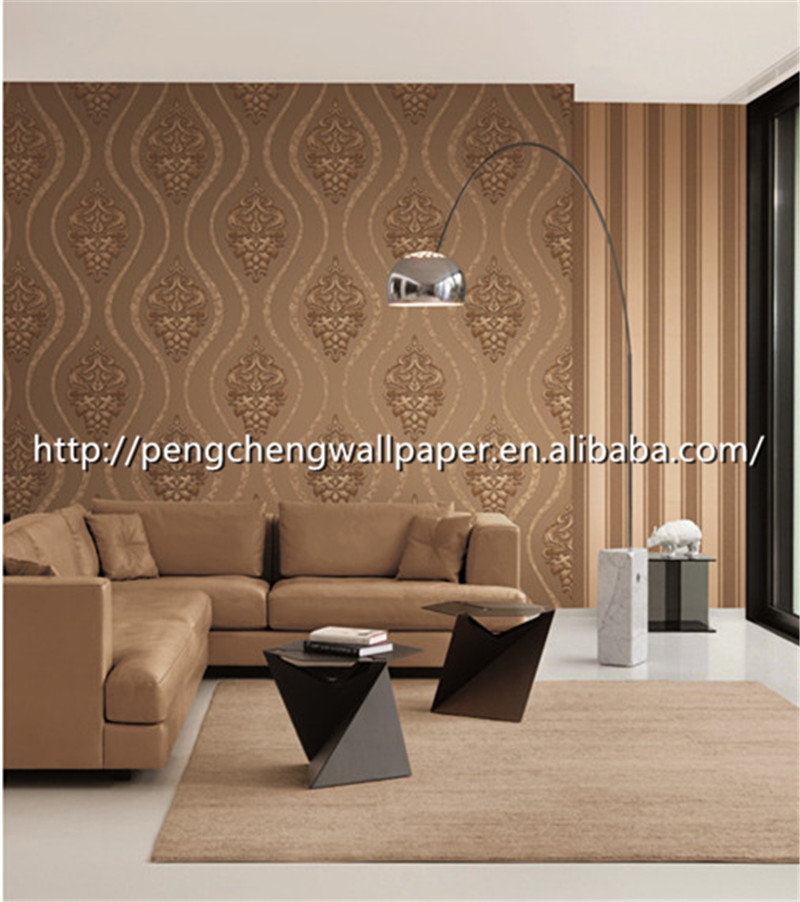 2017 Mát Hình Nền Phòng Khách 3d Damask - Living Room , HD Wallpaper & Backgrounds