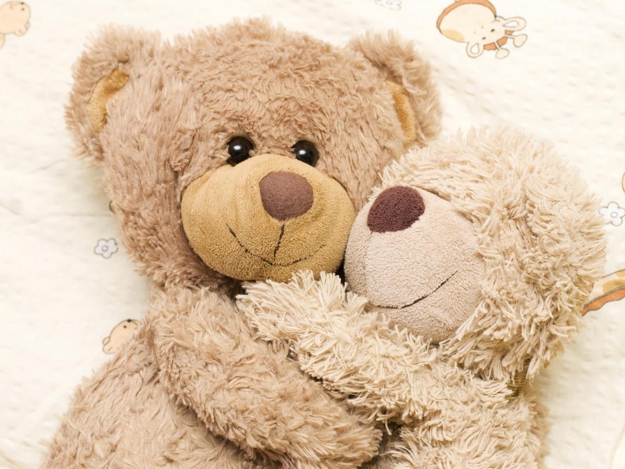 hug with teddy