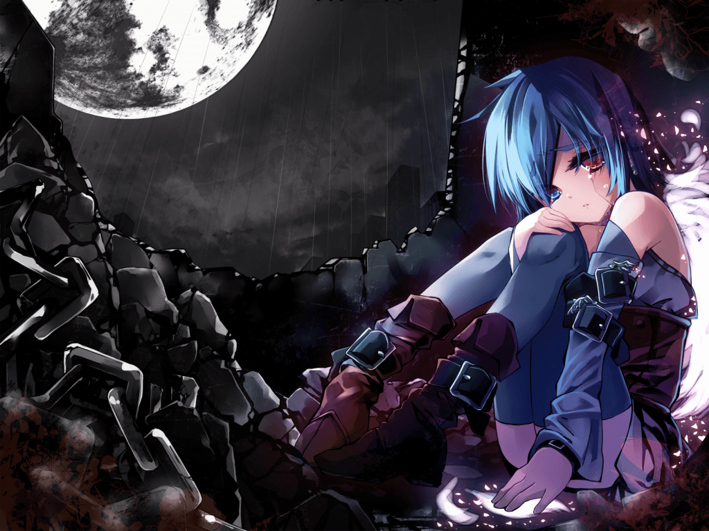 Sad Anime Girl Anime Girl Neko Sad 387292 Hd Wallpaper