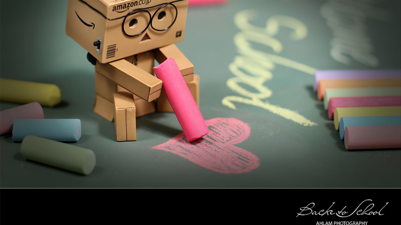 Wallpaper Galau - Danbo School , HD Wallpaper & Backgrounds