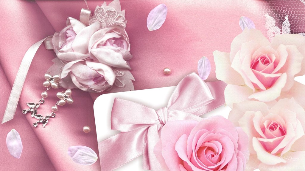 Silk,pink Roses,petals,3d & Abstract Lock Screen Wallpapers - Fond D Écran Hd Feminin , HD Wallpaper & Backgrounds