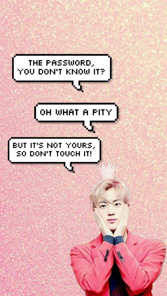 You Don T Know My Password Wallpaper - Imagenes De Jin Bts Png , HD Wallpaper & Backgrounds