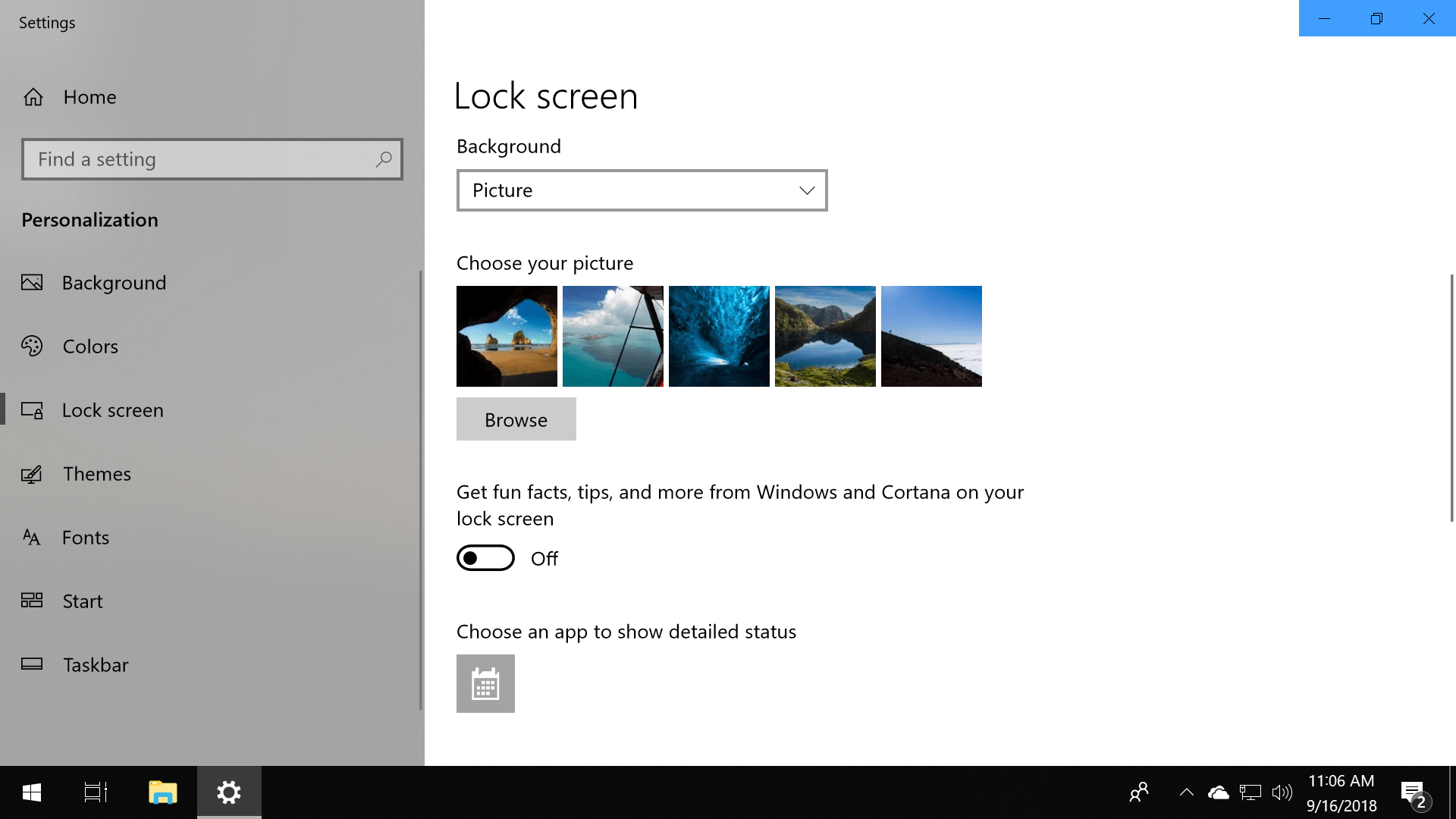 Then Scroll Down And Turn Off Get Fun Facts Tips Windows 10