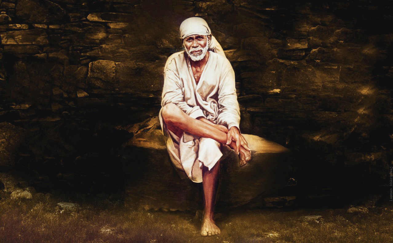 Shirdi Sai Baba Wallpaper - Sai Baba Full Hd , HD Wallpaper & Backgrounds