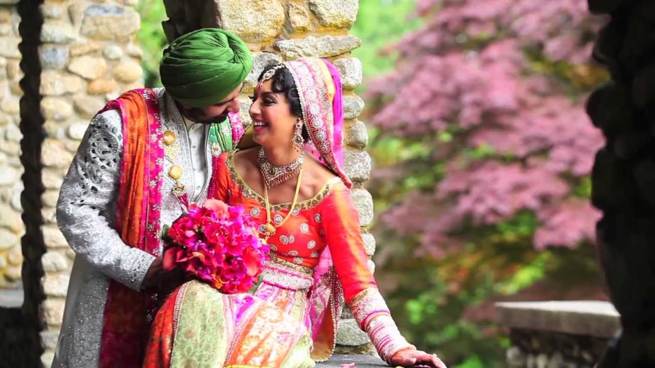 Sweet Punjabi Wedding Couple Wallpaper - Punjabi Love Image New , HD Wallpaper & Backgrounds