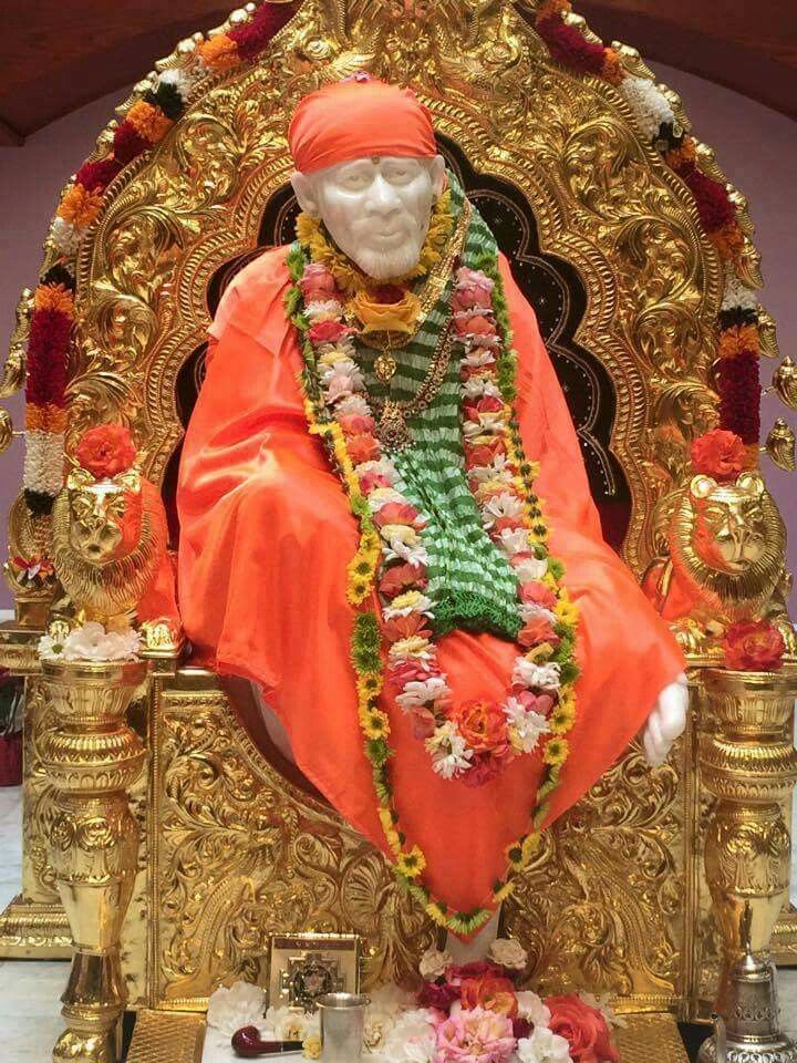 Shirdi Sai Baba Wallpaper - Sai Baba Orange Dress , HD Wallpaper & Backgrounds