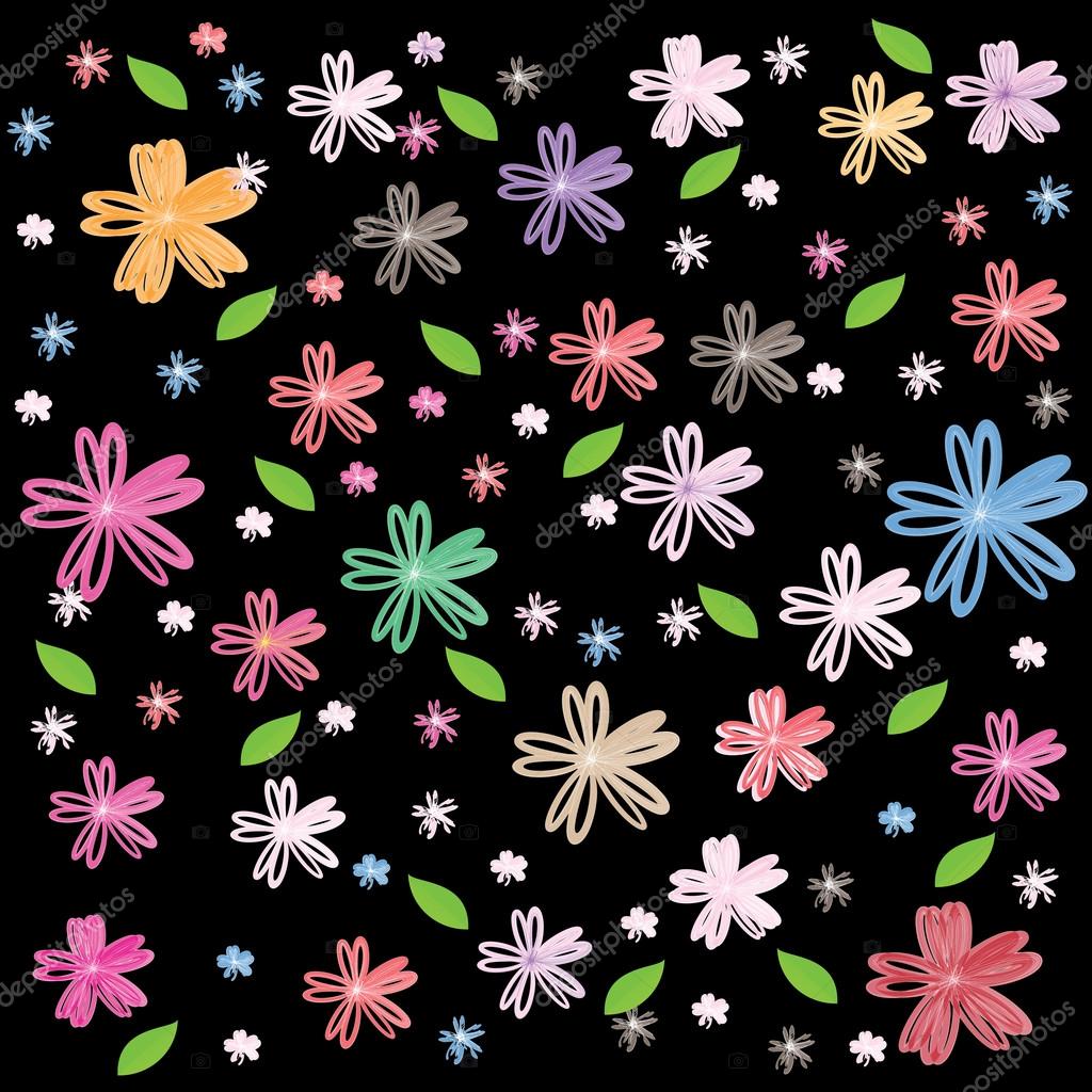 Blumen Wallpaper Von Frame Auf Hintergrund Stockbild - Craft , HD Wallpaper & Backgrounds