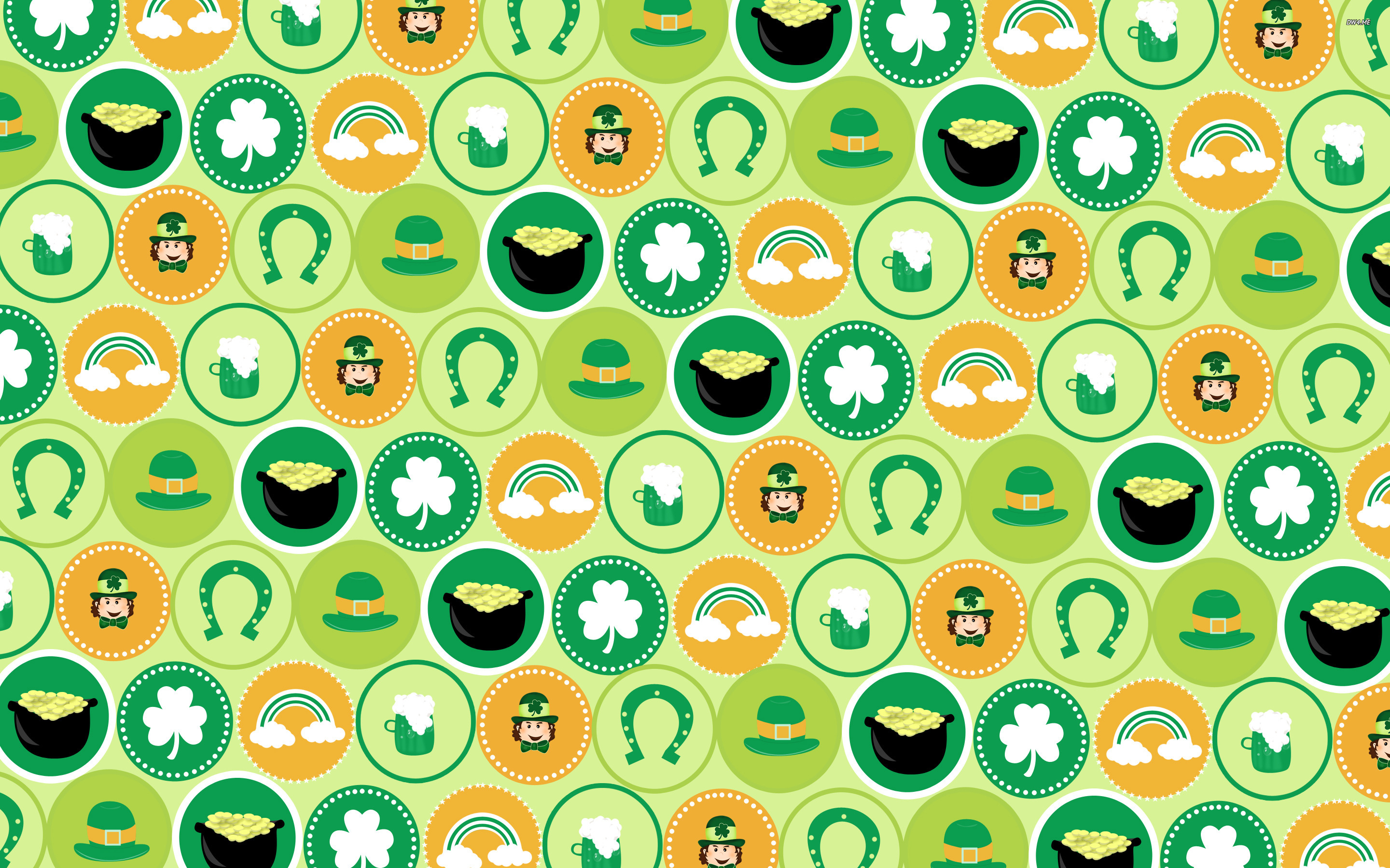 Patrick's Day Wallpaper For Computer - Cute St Patrick's Day , HD Wallpaper & Backgrounds