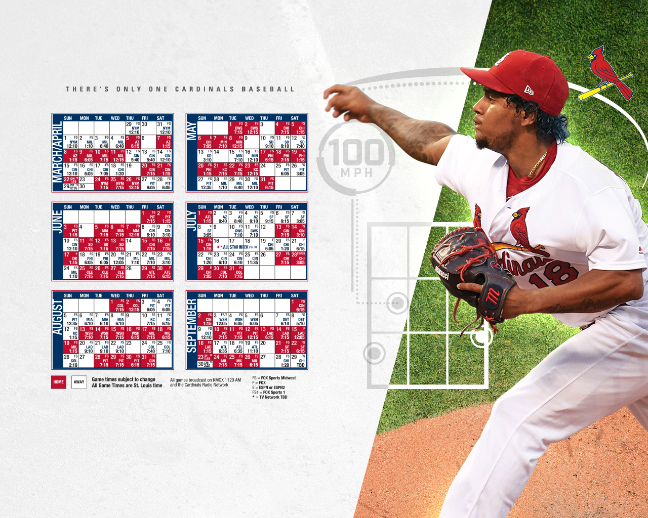 2018 Schedule - Martinez - St Louis Cardinals Schedule 2018 , HD Wallpaper & Backgrounds