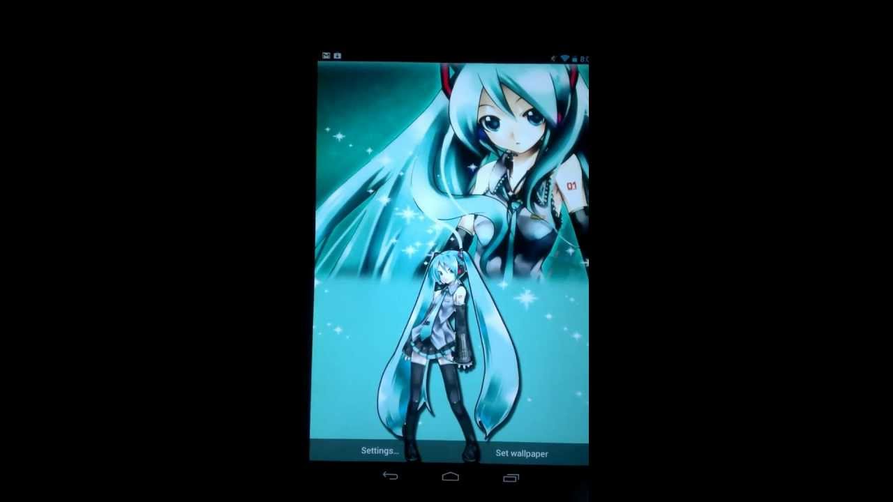 Vocaloid Hatsune Miku Live Wallpaper On Android , HD Wallpaper & Backgrounds