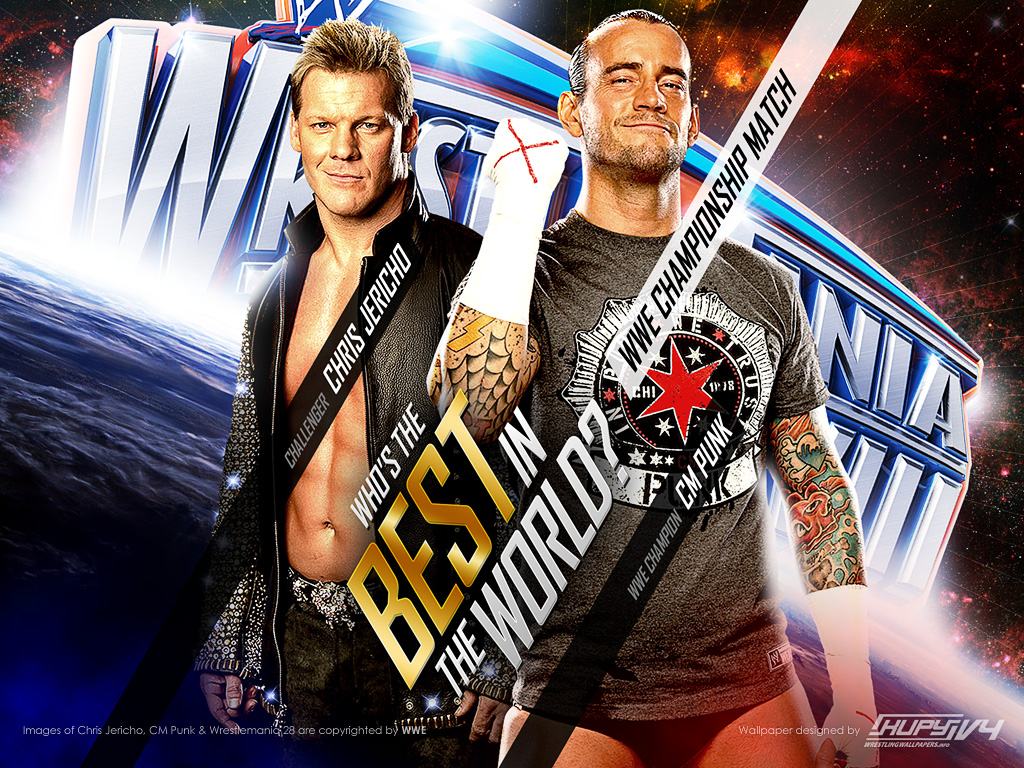 New Road To Wrestlemania - Cm Punk Vs Chris Jericho Wrestlemania 28 , HD Wallpaper & Backgrounds