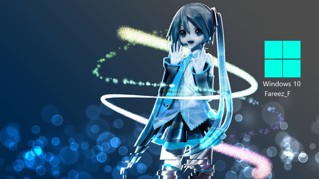 Miku Live Wallpaper - Hatsune Miku Windows 10 , HD Wallpaper & Backgrounds