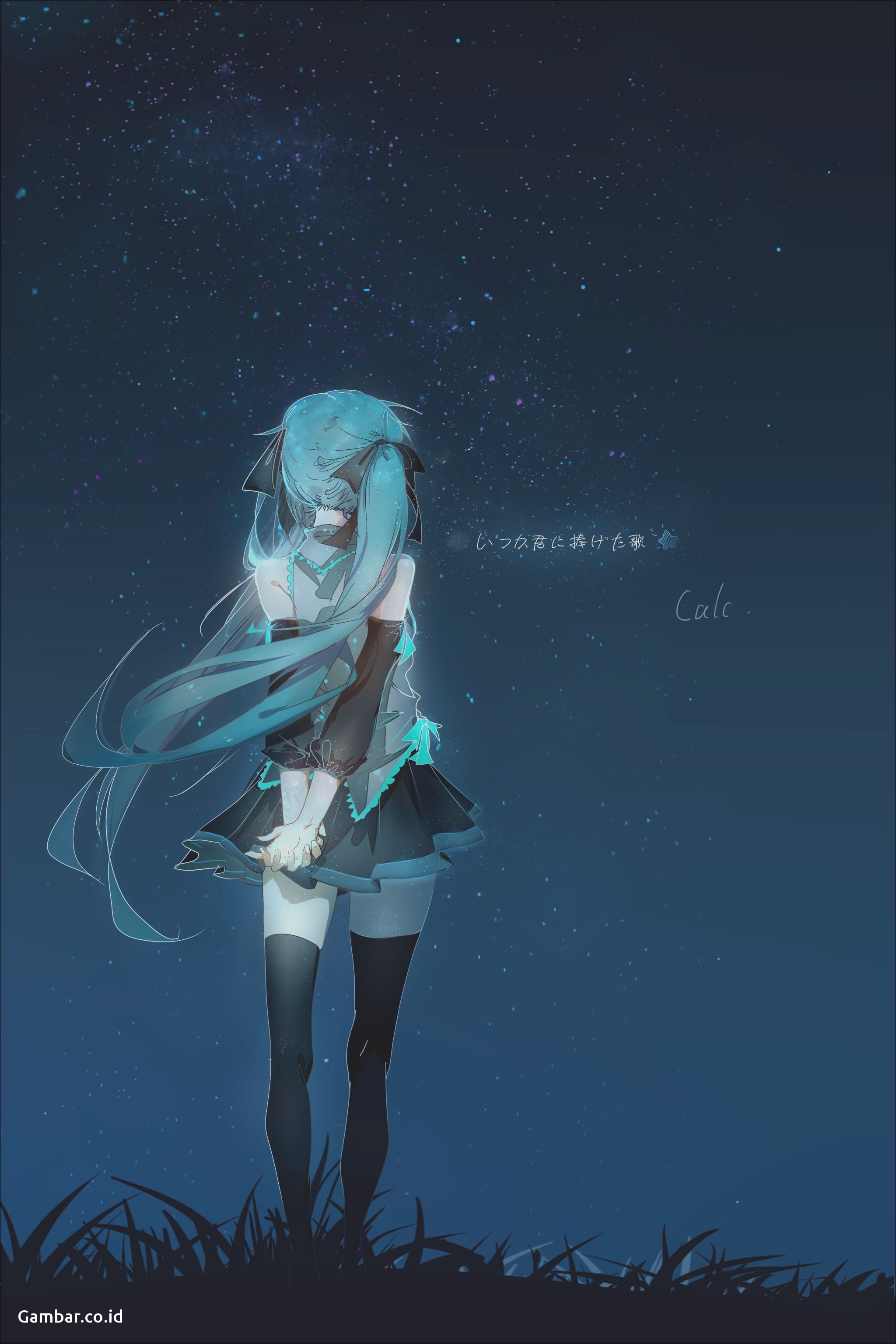 Hatsune - Hatsune Miku Calc , HD Wallpaper & Backgrounds