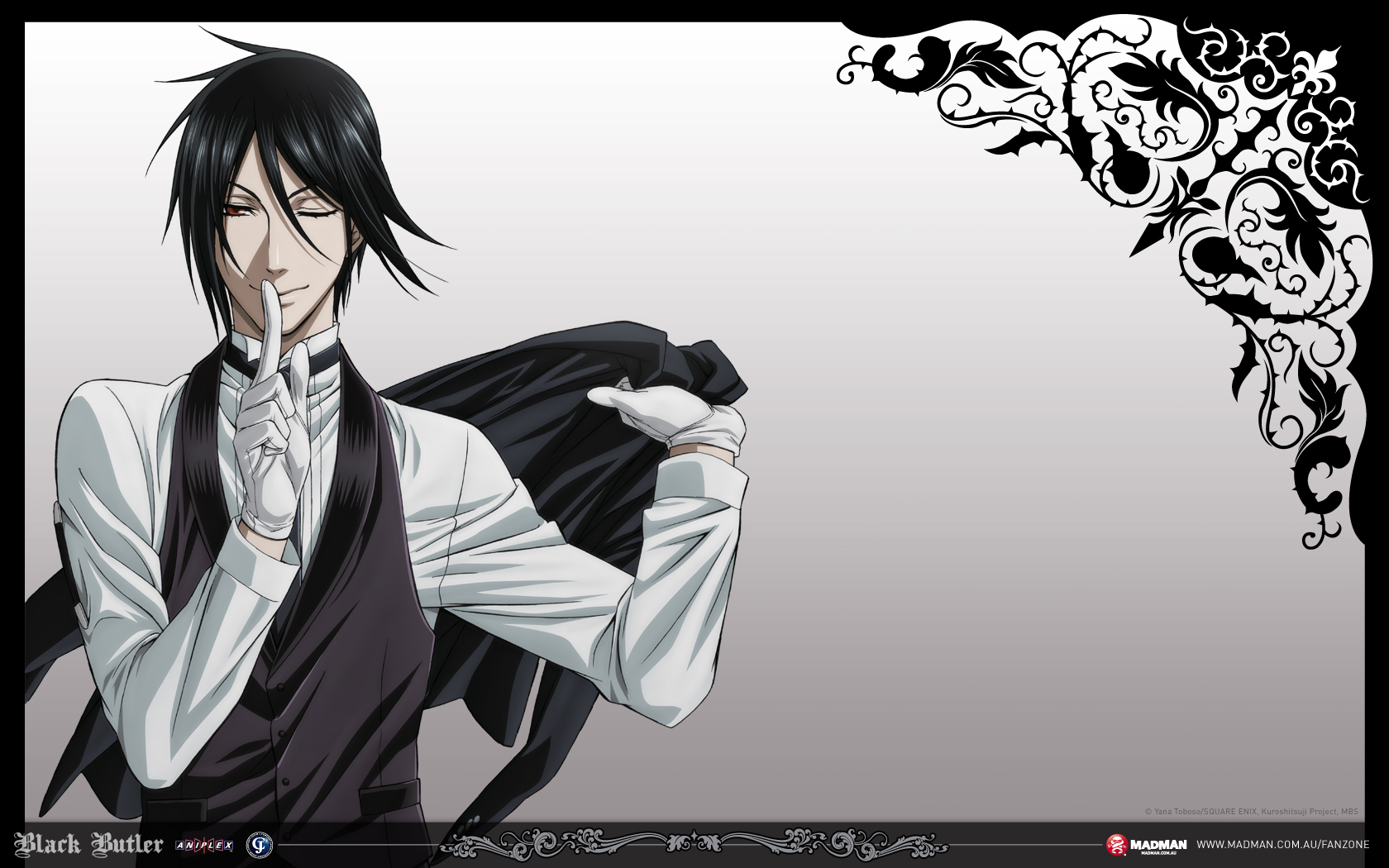 Black Butler - Black Butler Sebastian , HD Wallpaper & Backgrounds