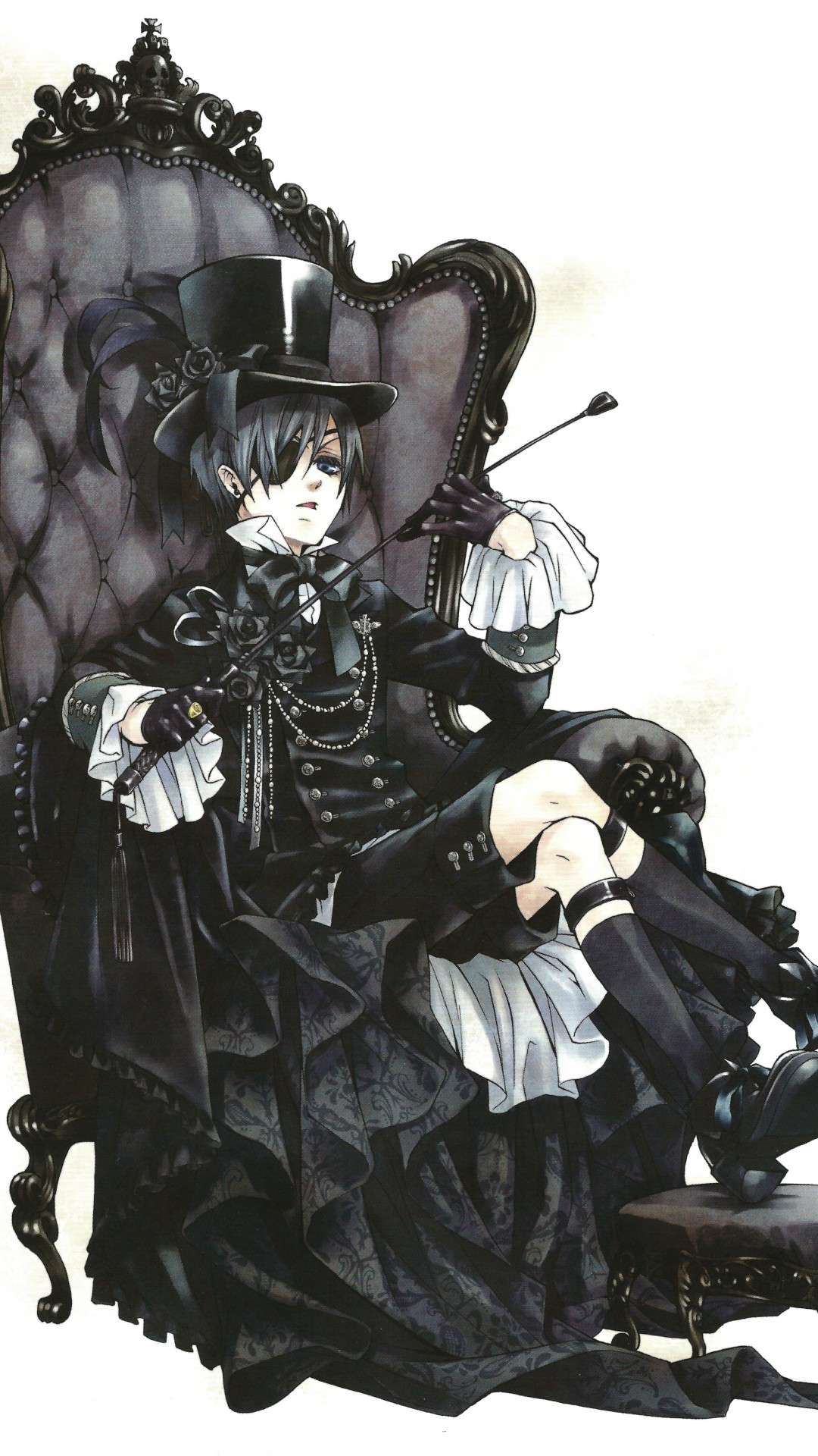 Black Butler Iphone Wallpaper - Black Butler 6 , HD Wallpaper & Backgrounds