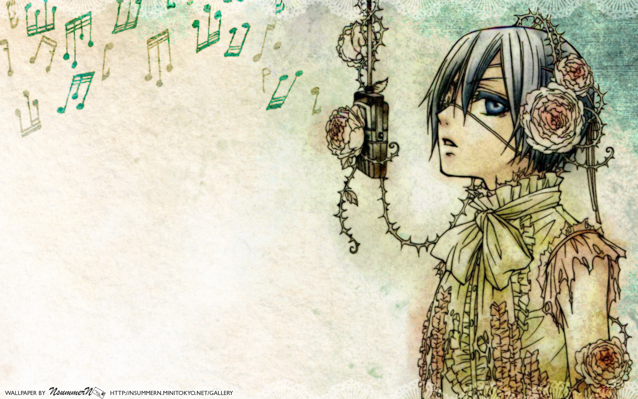 Rose Song - Ciel Phantomhive , HD Wallpaper & Backgrounds