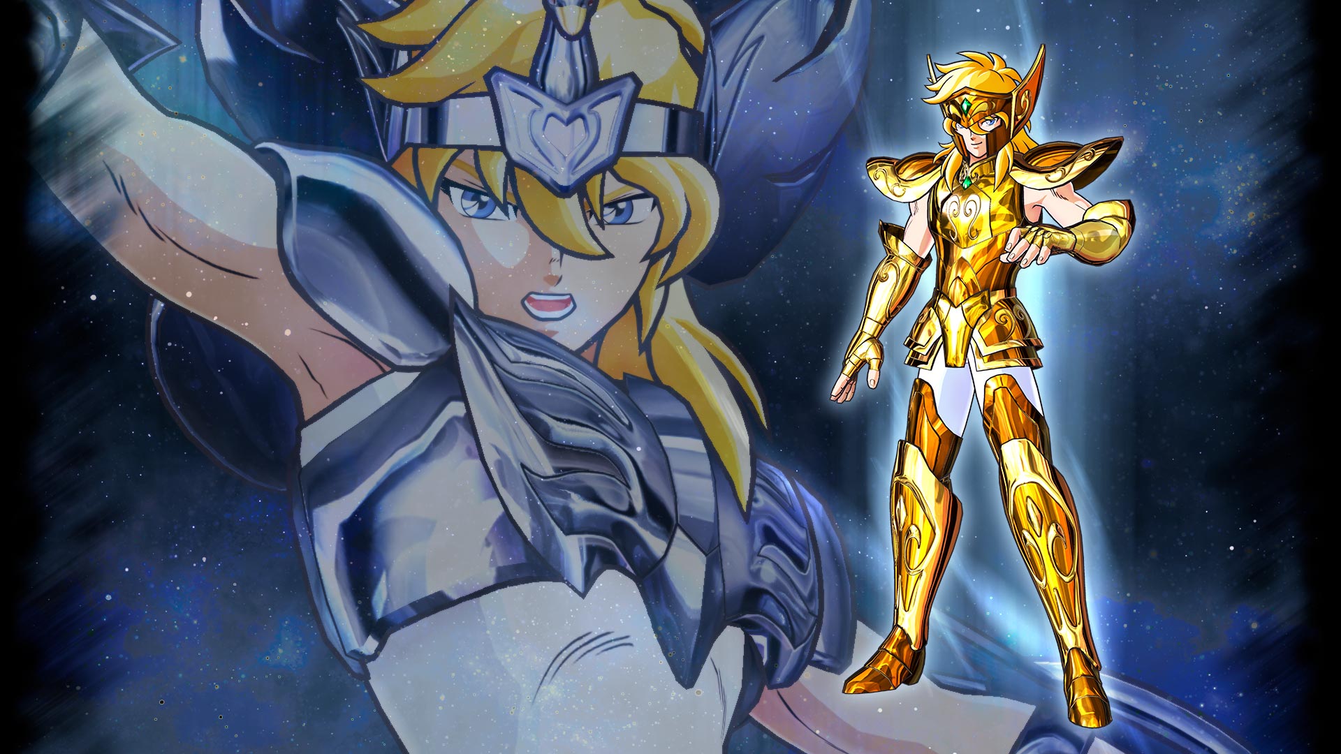 Wallpaper From Saint Seiya - Hyoga Saint Seiya , HD Wallpaper & Backgrounds