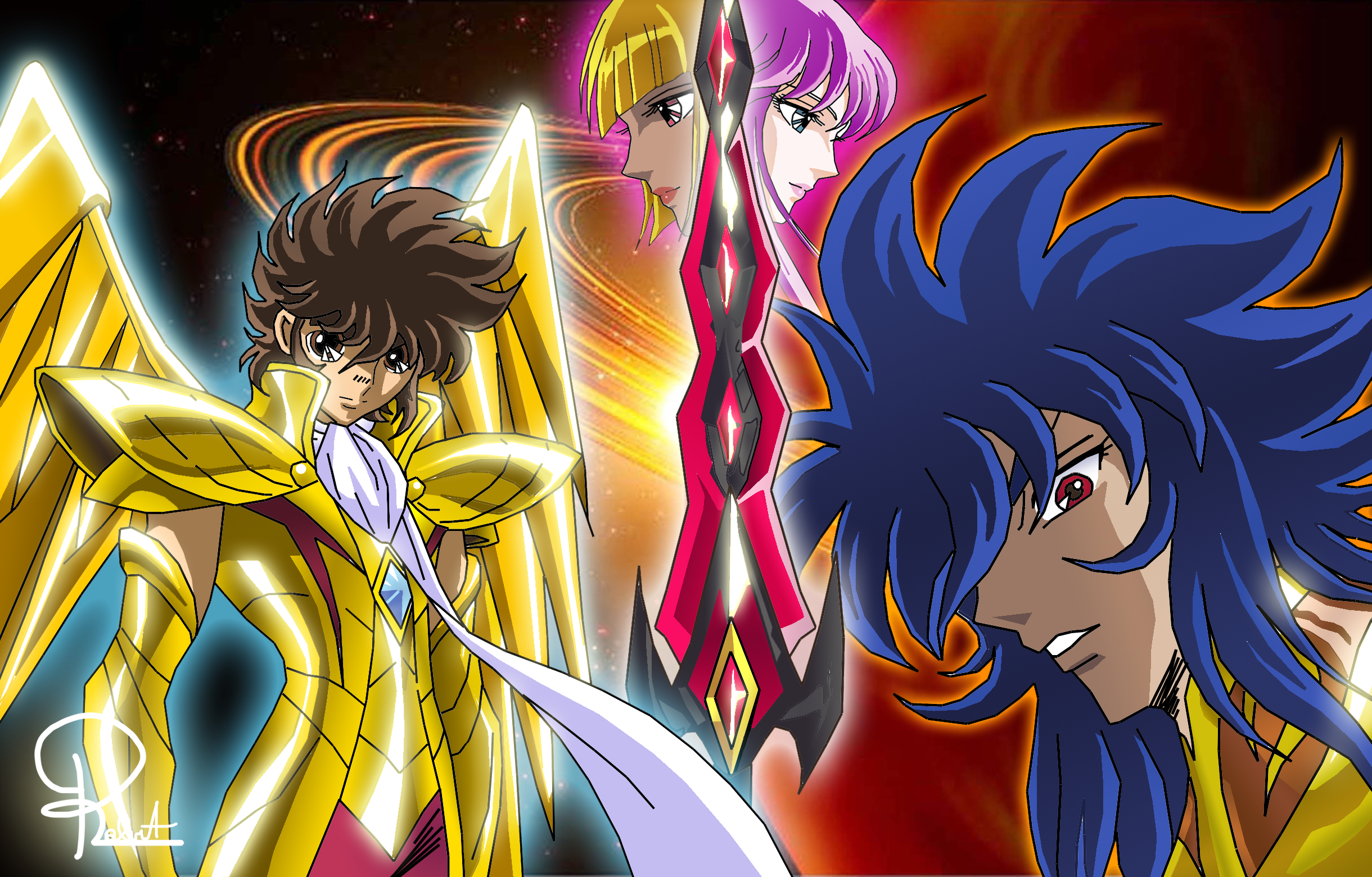 View All Saint Seiya Omega Wallpapers - Saint Seiya Seiya Omega , HD Wallpaper & Backgrounds