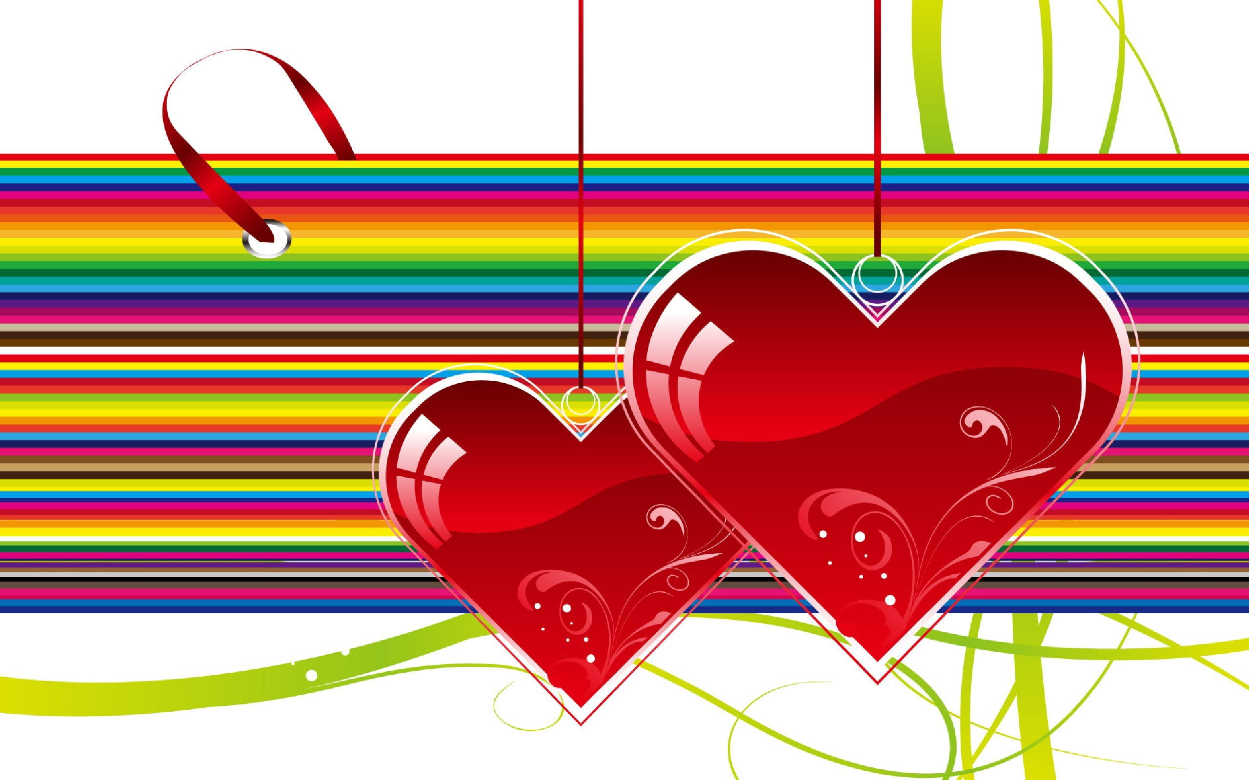 Amor, Corazones, Rojo, San, Valentin , HD Wallpaper & Backgrounds